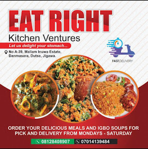 Eat right kitchen ventures restaurant in Jigawa