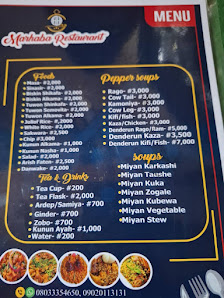 Marhaba Restaurant,CBD, Abuja, Federal Capital Territory. Nigeria restaurant photo 2 showing dining area and food