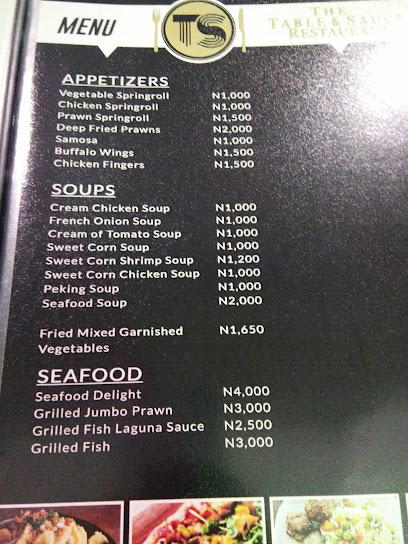 The Table & Sauce Restaurant restaurant in Cross River